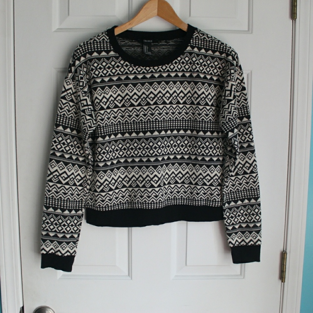 F21 pattern sweater - Picture 2 of 2